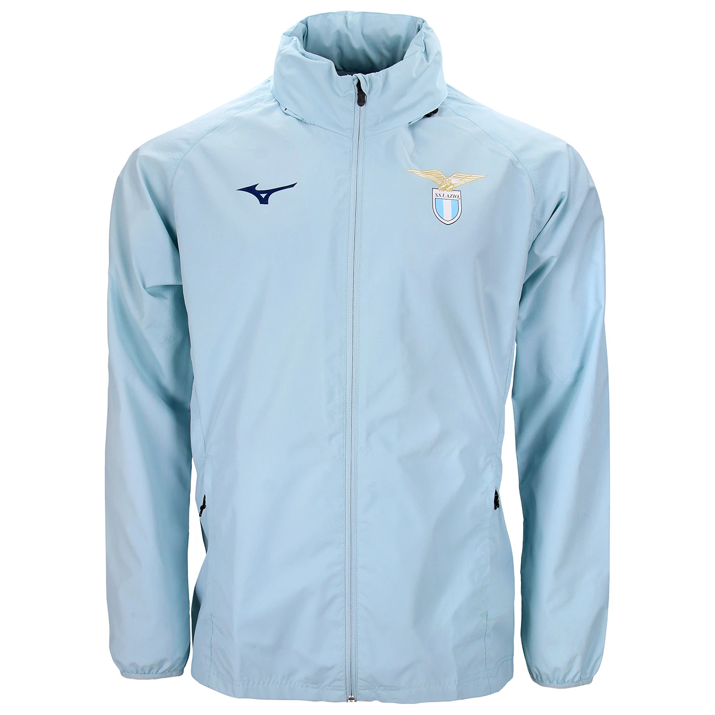 【DEARMINE】Lazio Lua Zip-Up Mizuno Lazio Rome men's zipped hooded jacket - White
