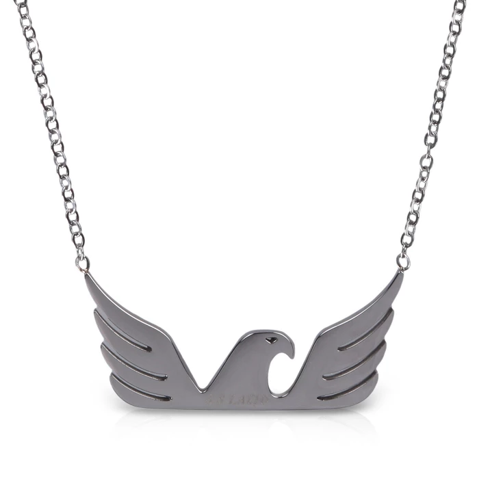 SS LAZIO STEEL NECKLACE WITH EAGLE LOGO 22/23