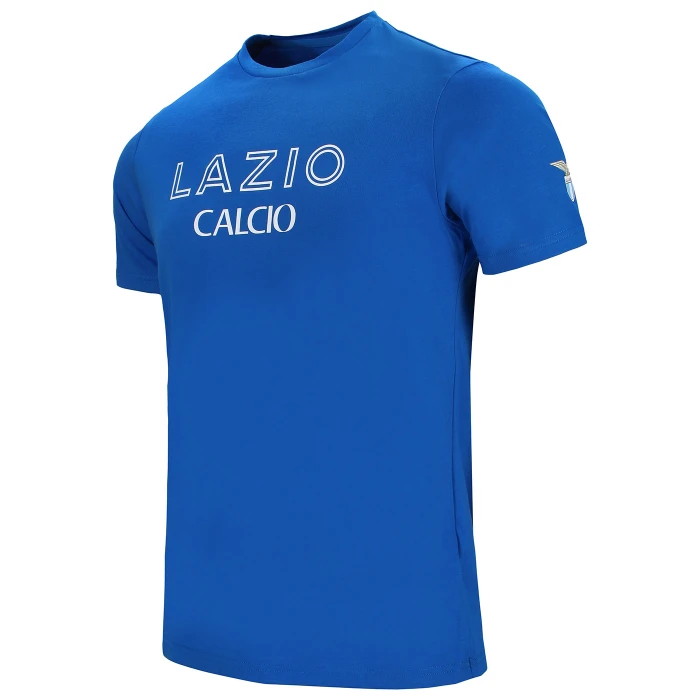 SS LAZIO ANNIVERSARY BLUE LOGO T-SHIRT 1973/1974