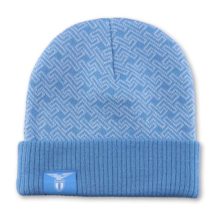 SS LAZIO OFFICIAL LIGHT BLUE BEANIE 2023/24