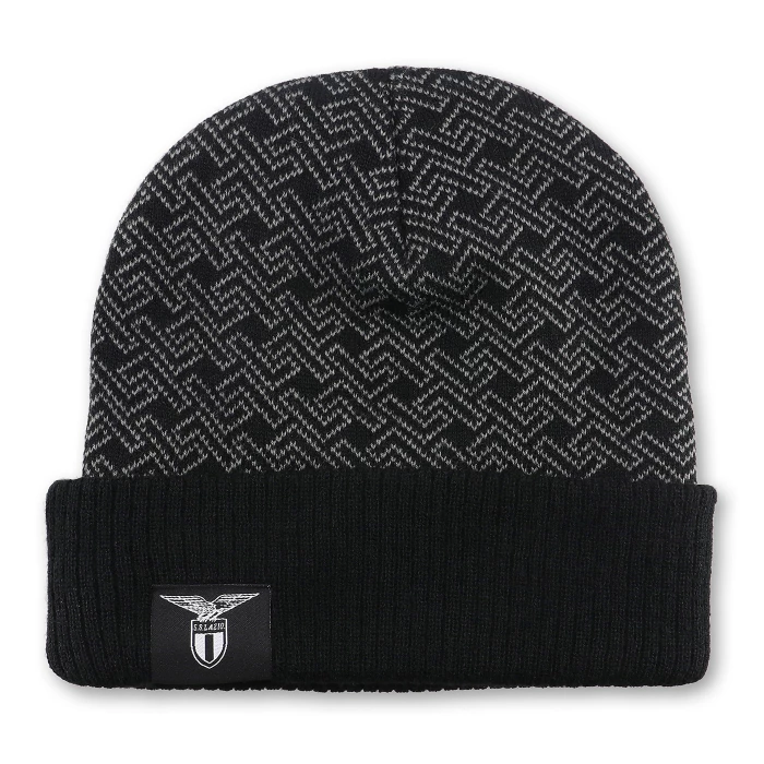 SS LAZIO OFFICIAL BLACK BEANIE 2023/24