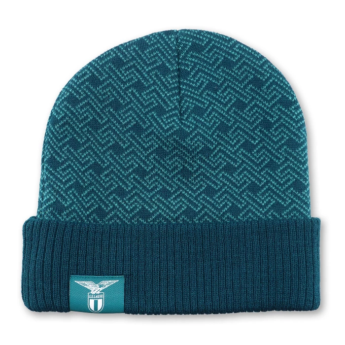 SS LAZIO OFFICIAL GREEN BLUE BEANIE 2023/24