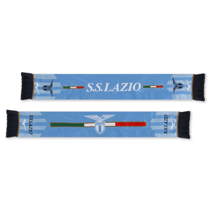 SS LAZIO DOUBLE FACE LIGHT BLUE SCARF 2023/24
