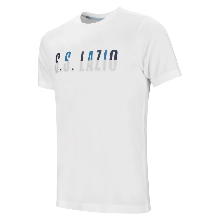 SS LAZIO WHITE LOGO T-SHIRT 2024/25 - KIDS