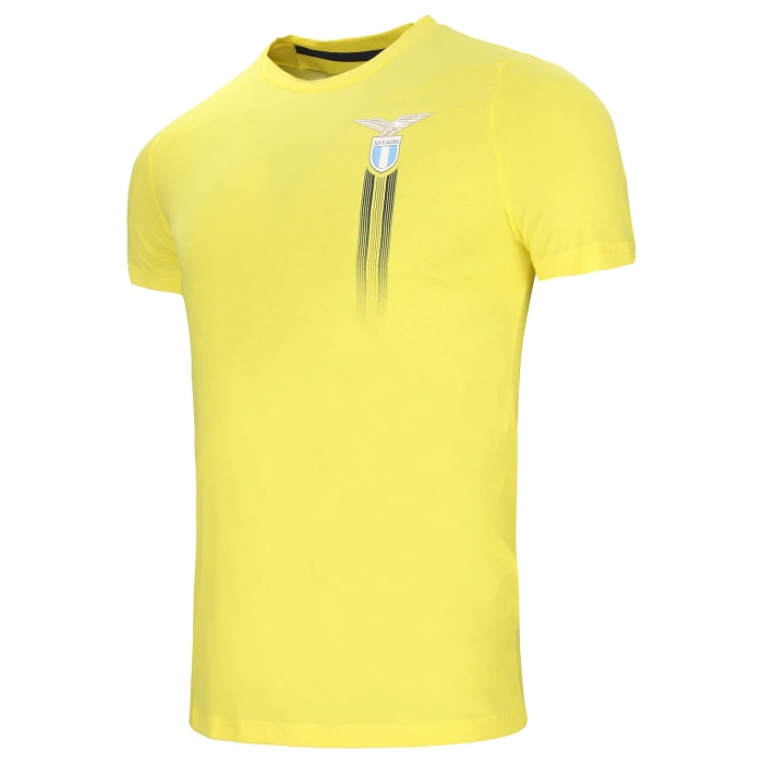SS LAZIO YELLOW GRAPHIC FAN T-SHIRT 2024/25 - KIDS