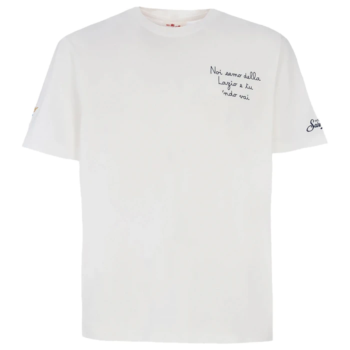 LAZIO X MC2 SAINT BARTH WHITE CLASSIC T SHIRT