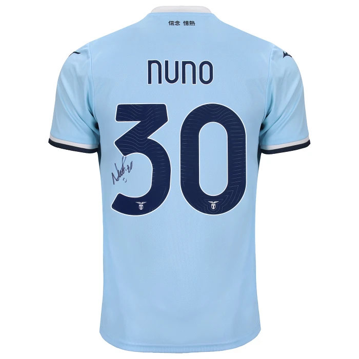 LAZIO MAGLIA GARA HOME 2024/25 AUTOGRAFATA NUNO