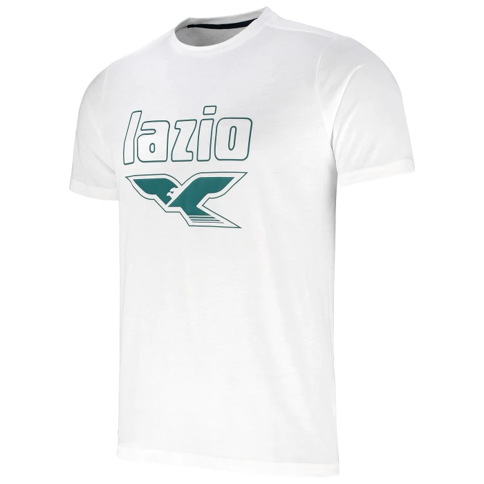 SS LAZIO WHITE GRAPHIC T-SHIRT 2025/26