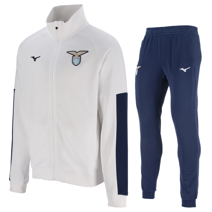 SS LAZIO WHITE FZ TRACKSUIT 2025/26