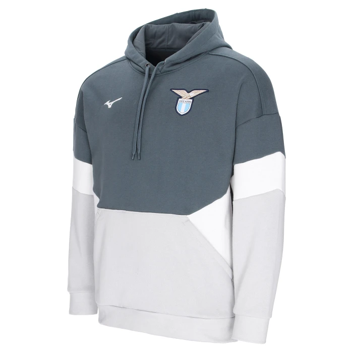 SS LAZIO GREY TRAVEL HOODIE 2025/26