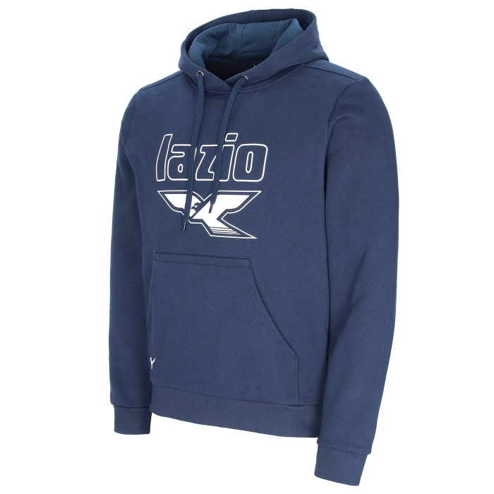 SS LAZIO NAVY GRAPHIC HOODIE 2025/26