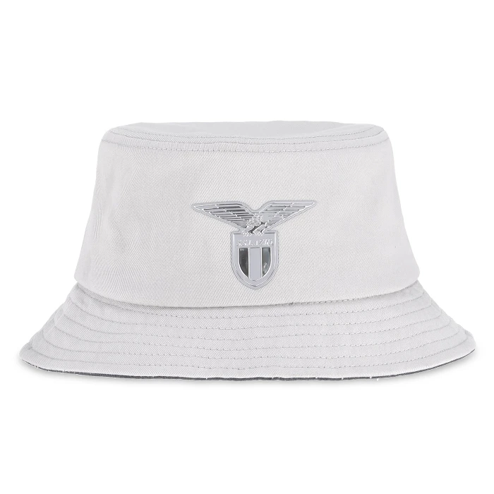 SS LAZIO SILVER LOGO BUCKET HAT 2025/26