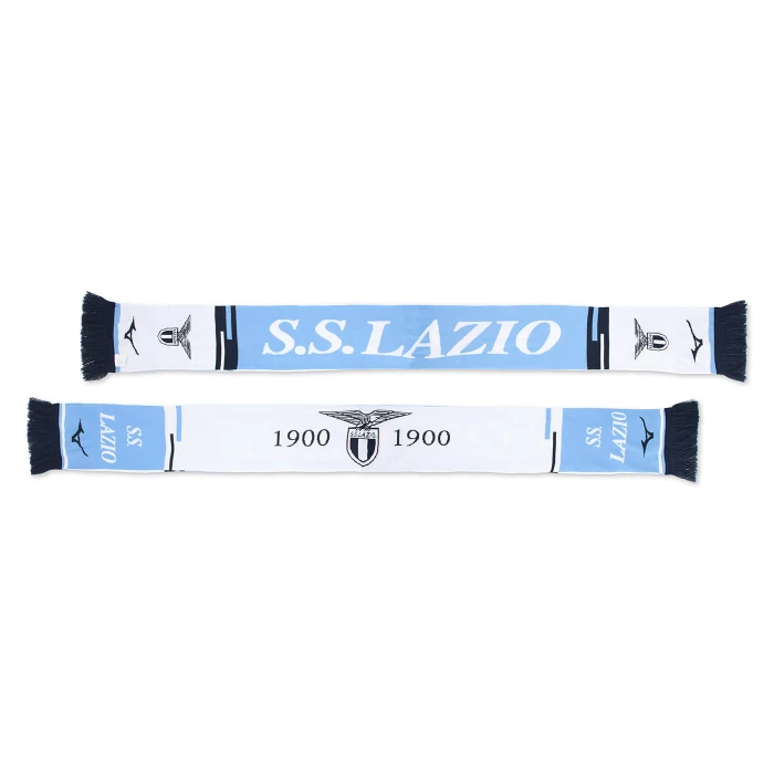 SS LAZIO DOUBLE FACE WHITE SCARF 2025/26