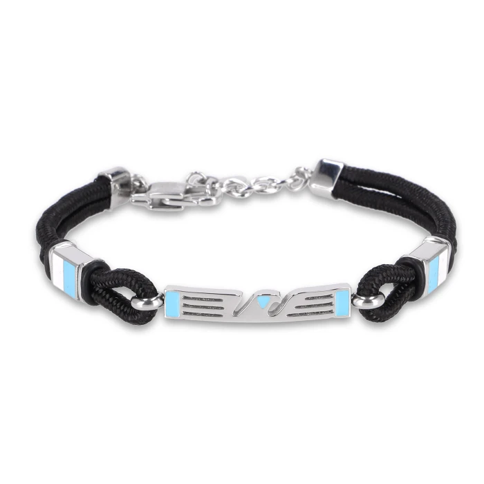 LAZIO BRACELET WITH ENAMELED LOGO