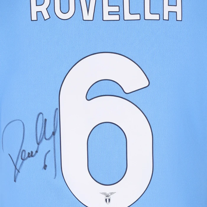 SS LAZIO ROVELLA SIGNED HOME JERSEY 2025/26