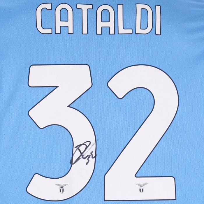SS LAZIO CATALDI SIGNED HOME JERSEY 2025/26