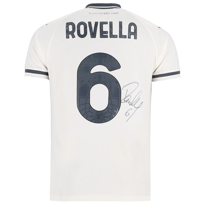 SS LAZIO ROVELLA SIGNED AWAY JERSEY 2025/26
