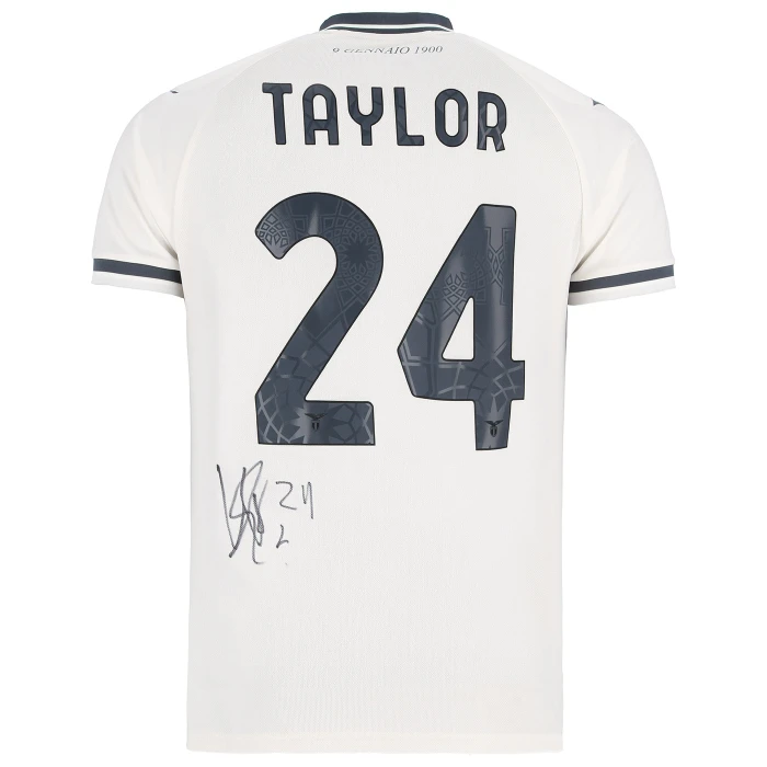 SS LAZIO TAYLOR SIGNED AWAY JERSEY 2025/26