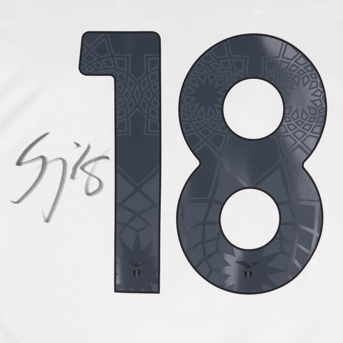 SS LAZIO ISAKSEN SIGNED AWAY JERSEY 2025/26
