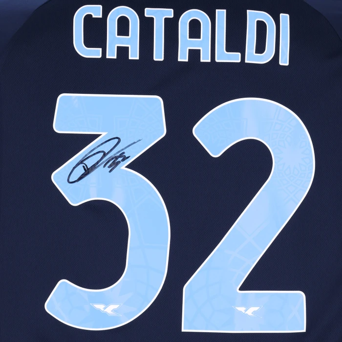 SS LAZIO CATALDI SIGNED THIRD JERSEY 2025/26