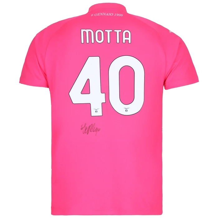 SS LAZIO MOTTA SIGNED GOALKEEPER JERSEY 2025/26