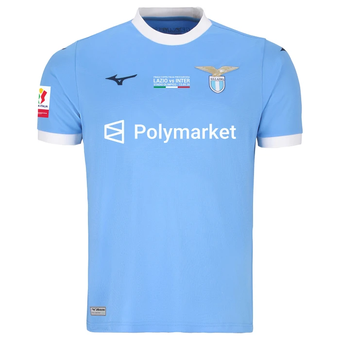 LAZIO MAGLIA GARA HOME FINALE COPPA ITALIA 2025/26