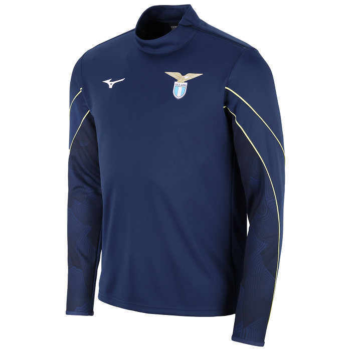 SS LAZIO NAVY ZIP SHOULDER TRAINING TOP 2026/27