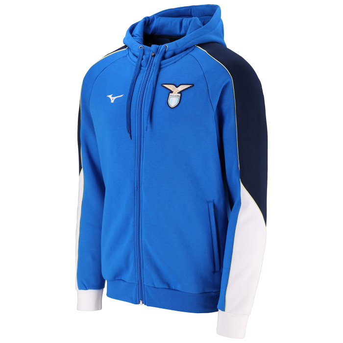 SS LAZIO BLUE RETRO FULL ZIP HOODIE