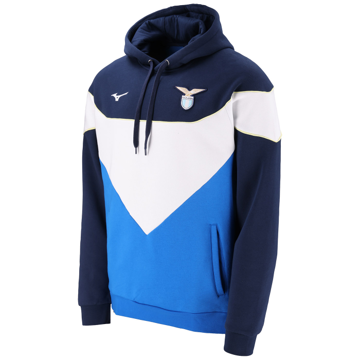 SS LAZIO BLUE RETRO TRAVEL HOODIE