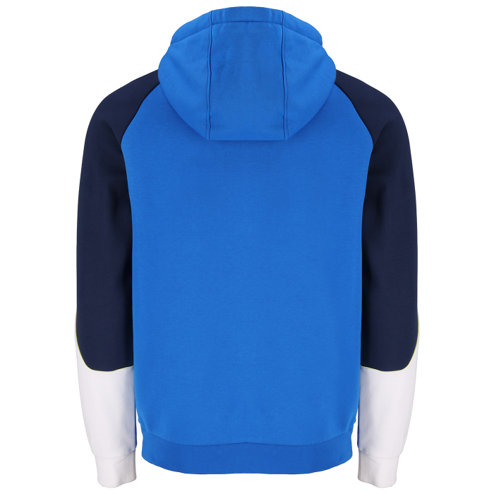 LAZIO FELPA CON CAPPUCCIO FULL ZIP RETRO BAMBINO BLU